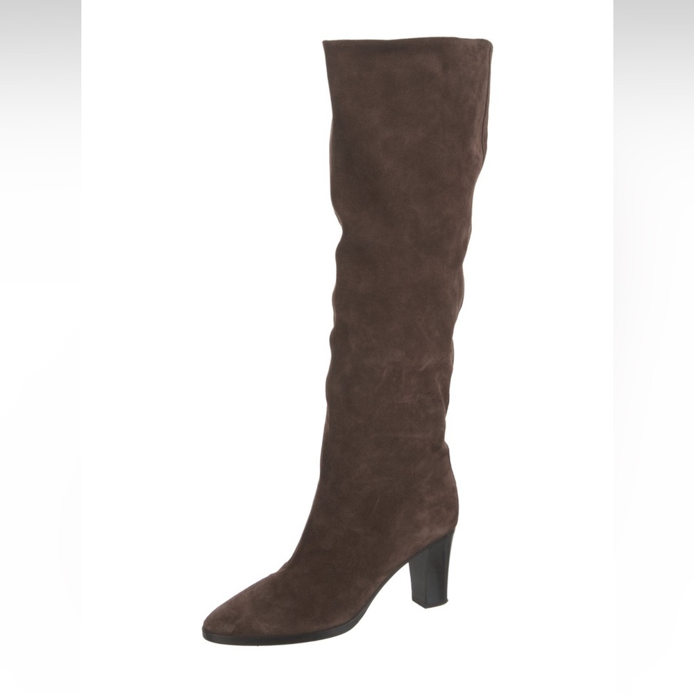 Vince Suede Over-The-Knee Boots in Brown size 8